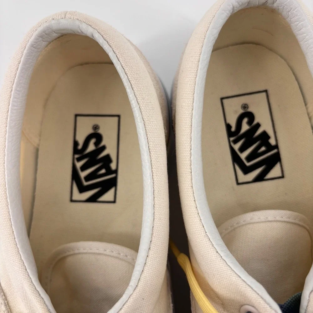 Vans UV‎ Dreams Era Suede Canvas Cream Low Top Sneakers Men 8 Women 9.5 NWOT